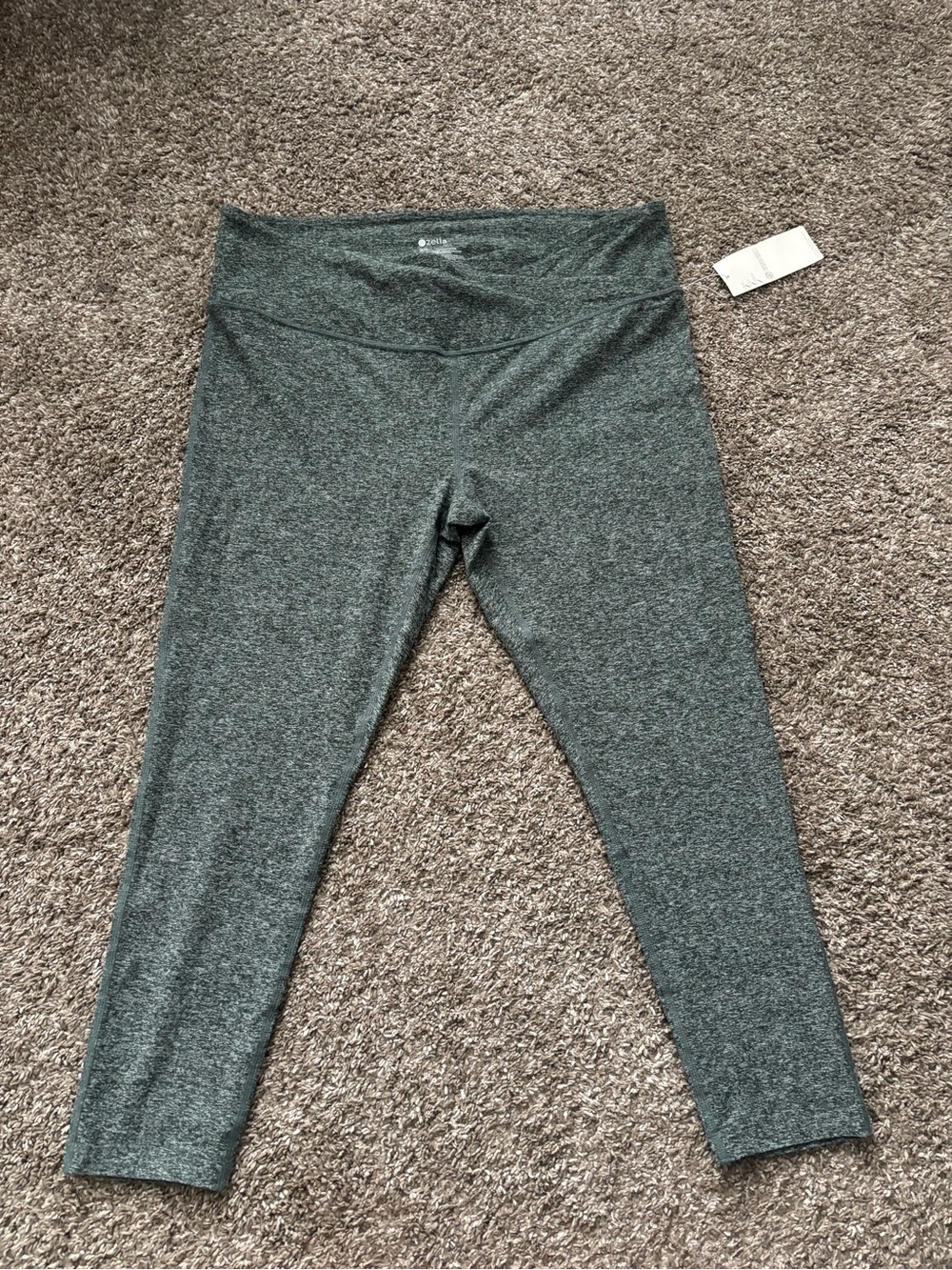 Zella Women’s Heather Green Active Leggings